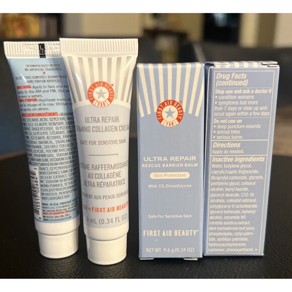 First Aid Beauty ULTRA REPAIR Rescue Barrier Balm 1% Dimethicone +Collagen Cream - Picture 4 of 4